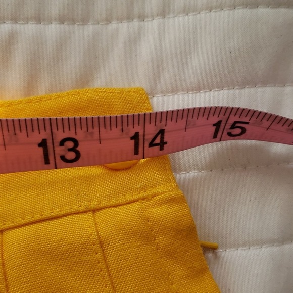 Neiman Marcus Vintage Yellow Pleated Skirt 10 - Picture 6 of 8